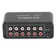 thumbnail image 3 of Bi Directional Audio Switcher High Fidelity 5 Way Audio Switch Splitter for Multimedia Conference Room, 3 of 5