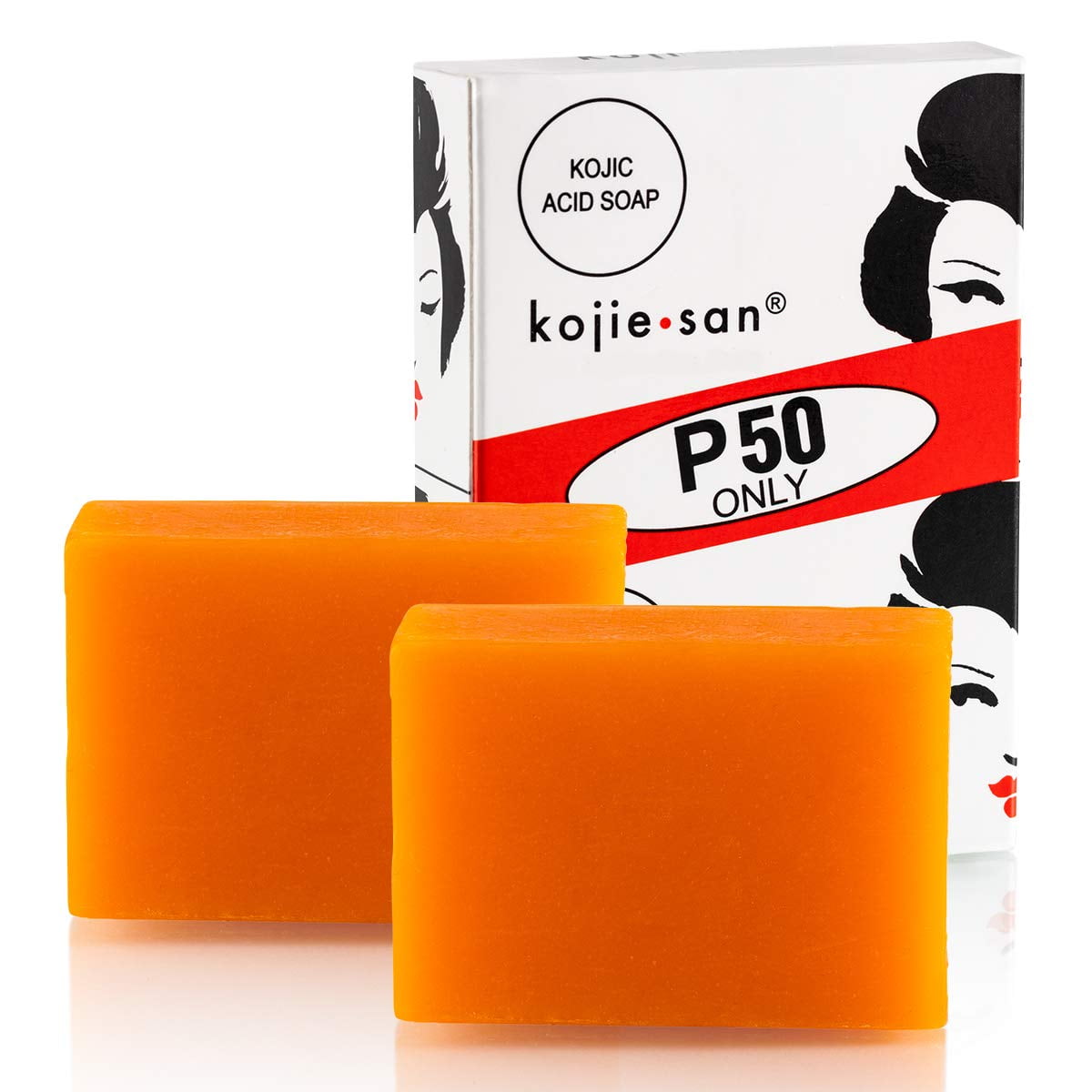 RSG TODAY Original Kojie San Soap, 135g, 2 Bars, Kojic Acid