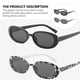 thumbnail image 3 of 2 Pairs Stylish Sunglasses Party Sunglasses Creative Eyewear Fashion Glasses, 3 of 4