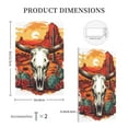 thumbnail image 3 of Daiia Western Desert Cactus Ram Skull Pattern Decorator Wall Plate Child Safe Outlet Cover, Switch and Outlet Covers,Size 1-Gang 5.0" x3.0" , Polycarbonate Thermoplastic-Style T, 3 of 6