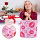 thumbnail image 4 of Cinta de San Valentín con forma de corazón, hecha a mano, de poliéster, con alambre, para envolver regalos, para decoración navideña., 4 of 5
