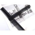 thumbnail image 5 of Professional Hair Cutting Comb Fine Tooth - Ultra Thin Barber Stylist Comb for Precision Trimming, Hairstylist Salon Essentials, Includes 1 Comb (Black), 5 of 8