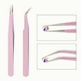 thumbnail image 2 of Stainless Steel Tweezers Set for Eyelash Extensions Precision Beauty Tools for Facial and Body Applications Ideal for Crafts and, 2 of 4