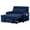 Blue(New), variant on Leumius 3 in 1 Convertible Sleeper Sofa Bed, Modern Convertible Sofa Bed with 5-Position Adjustable Backrest,Velvet Pull Out Couch with Pull Out Bed for Living Room Furniture,Green