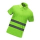 thumbnail image 5 of Camisa de seguridad de alta visibilidad y secado rápido, camiseta reflectante de manga corta, ropa de trabajo XXL verde, 5 of 7