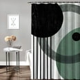 thumbnail image 2 of PRATYUS LIGHTINHOME Abstract Mid Century Shower Curtain Boho Arch Geometric Minimalist Simple Art Modern Neutral Cloth Fabric Waterproof Polyester Bathroom Home Decor Set with Hooks 69x72, 2 of 7