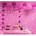 thumbnail image 5 of JMEXSUSS 300 LED Pink Christmas Curtain Lights Indoor, Pink String Lights Plug in, 8 Modes Pink Fairy Lights for Bedroom Window Wall Party Backdrop Valentine Xmas Decorations, 9.8x9.8ft, 5 of 8