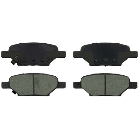 Gridiron Brakes Semi-Metallic Rear Brake Pad Set Driver and Passenger Side - ID1033 (Replaces Part# MKD1033)