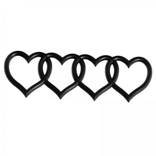 Calcomanías adhesivas con forma de corazón para el coche,Adhesivo adhesivo con forma de corazón para el maletero trasero,Pegatina 3D de repuesto para el exterior del coche,Adhesivo 3D para