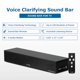 thumbnail image 2 of TV · Barra de sonido EARS para TV, clarificación de voz, parlantes de televisión de largo alcance, barra de sonido de 17" para mejorar el diálogo en espectadores con discapacidad auditiva, funciona co, 2 of 5