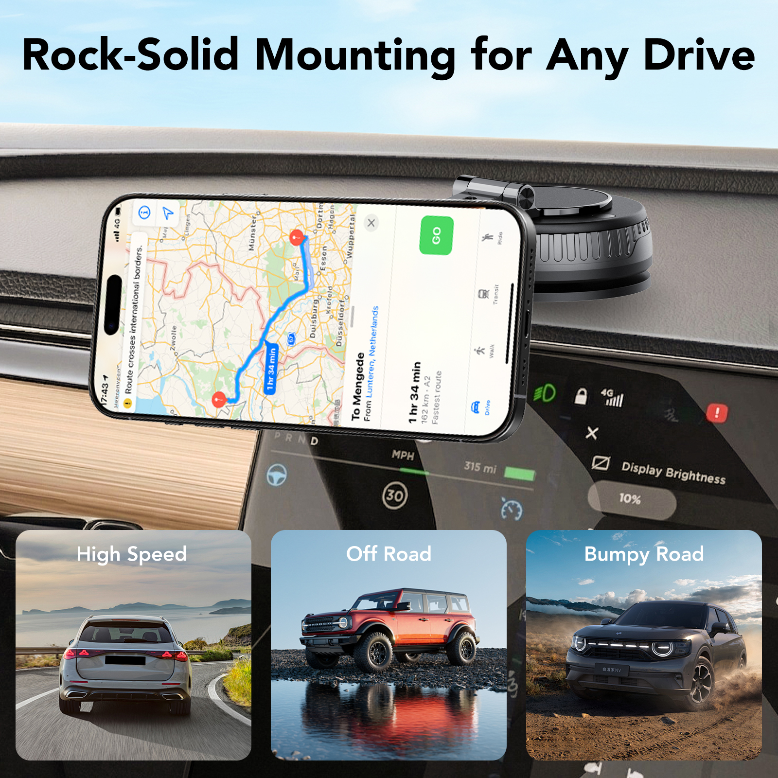 FAMOO Magnetic Car Phone Holder with N60 Magnets photo 6