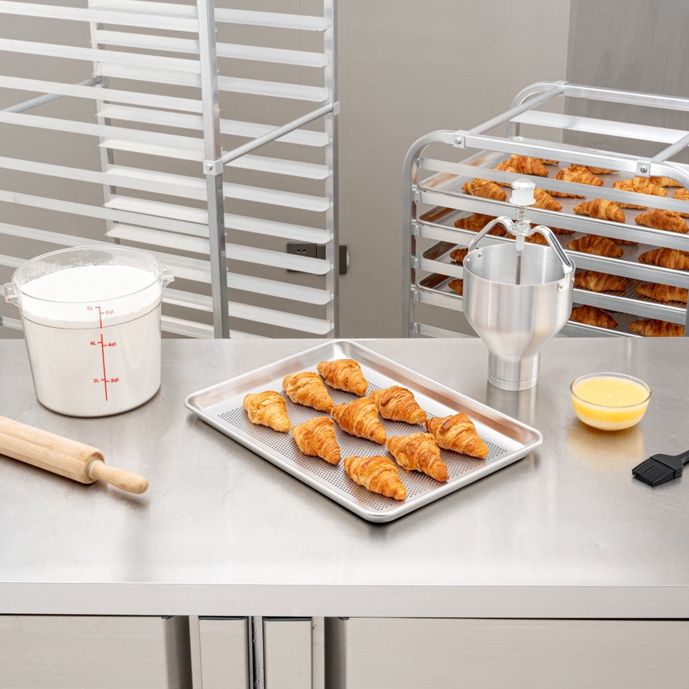 Met Lux Aluminum Half Size Baking Sheet - Perforated - 18" x 13" - 1 count box