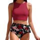 thumbnail image 2 of Trajes de baño para mujer, conjunto de bikini para mujer, trajes de baño de dos piezas estampados, traje de baño, trajes de baño para mujer, trajes de baño para mujer, trajes de baño de moda de playa, 2 of 9