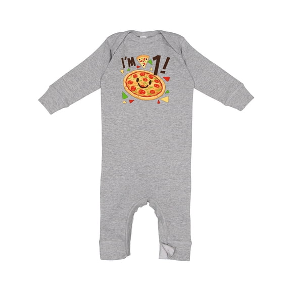 Inktastic I'm One Pizza Birthday Party Baby Romper Coveralls