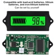 thumbnail image 3 of Voltage 12-84V GY-6G Battery Power LCD Digital Display Voltage Meter Voltmeter with Light Alarm, 3 of 7