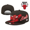 thumbnail image 3 of NBA Teams Bulls Lakers Hombres Gorra Snapback Gorras Bordadas Deportivas Lisas Ajustable Bordado Lona, 3 of 4