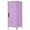 Purple, variant on EHJRE Metal Small Desktop Makeup Locker for School Office Accessory 10.5x10.5x27cm Purple