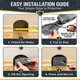 thumbnail image 5 of MODANU 2 Rolls Steel Wool for Mice Control 3in ×12 ft Steel Wool, Gap Filter for House & Garage - Keep Mice Away from Holes, Siding, Pipeline, Vents in Garden, House, 5 of 8