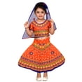 thumbnail image 1 of Ahhaaaa Girls Cotton Lehenga Choli-Chania Choli with Dupatta Set, 1 of 9