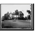 thumbnail image 2 of Historic Framed Print, [Lake Geneva, residence of Mr. L.Z. Leiter or Lieter], 17-7/8" x 21-7/8", 2 of 9
