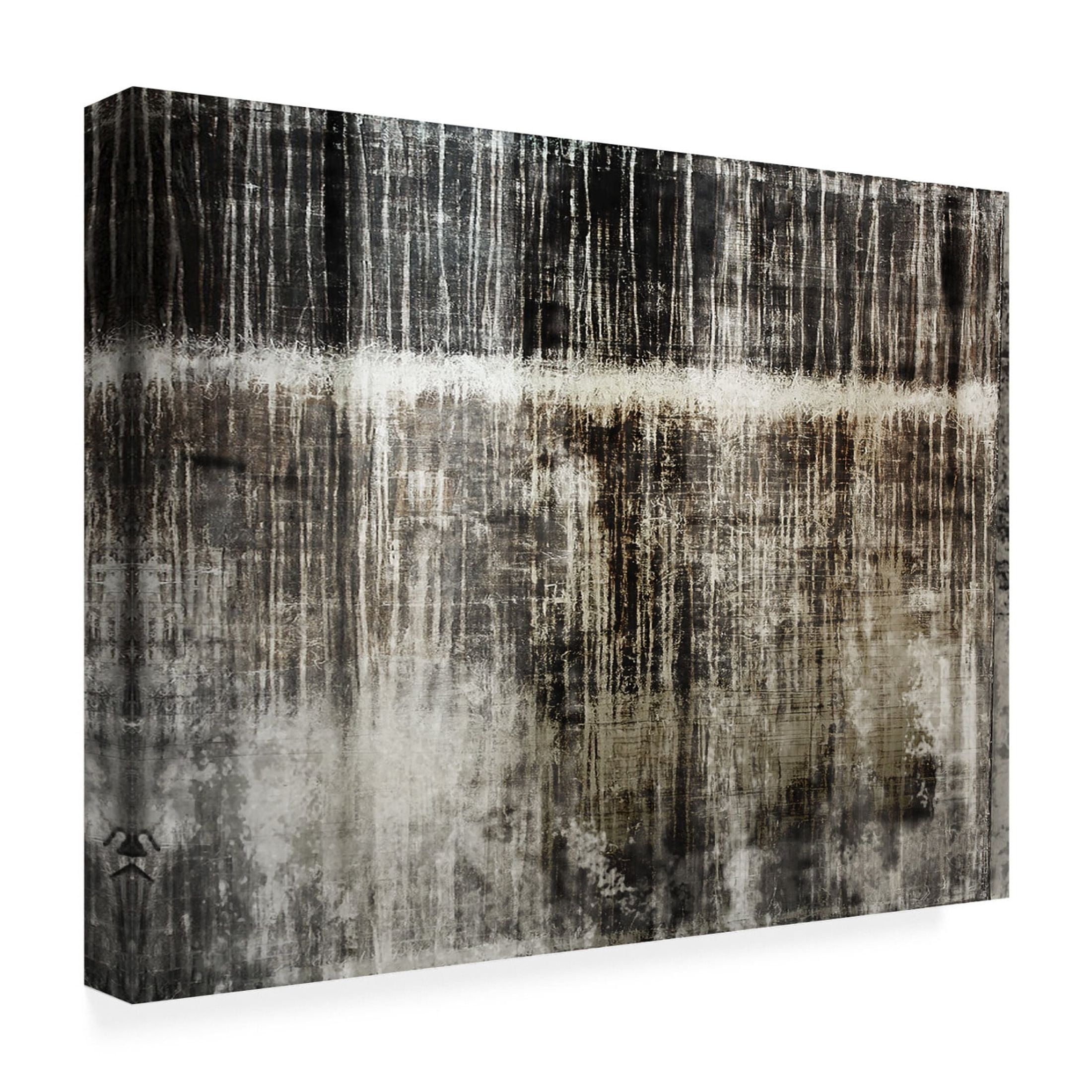 Canvas Wall Art - Sasha 'Linear Evolution' Wall Art for Living Room, Bedroom, or Office Décor by Trademark Fine Art - 32 x 24 Inches