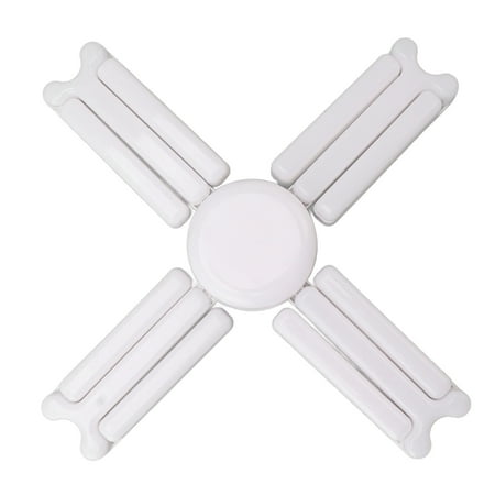 

price crash80W LED Garage Ceiling Light E27 Deformable LED Garage Light Bulb 4 Leaves Energy Saving Bulb 85265V White