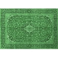 thumbnail image 1 of Ahgly Company Indoor Rectangle Persian Emerald Green Traditional Area Rugs, 2' x 5', 1 of 4