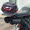 thumbnail image 4 of Universal Motorcycle Rear Top Box, Tail Trunk Boxfor Scooter Luggage Top Lock Storage Carrier Case Helmet Luggage with Universal Mounting Hardware for Scooter, 4 of 7