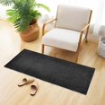 thumbnail image 6 of Haosy Black Bathroom Rugs Non Slip Absorbent Soft Plush Quick Dry Bath Mat, 39"x20", 6 of 8