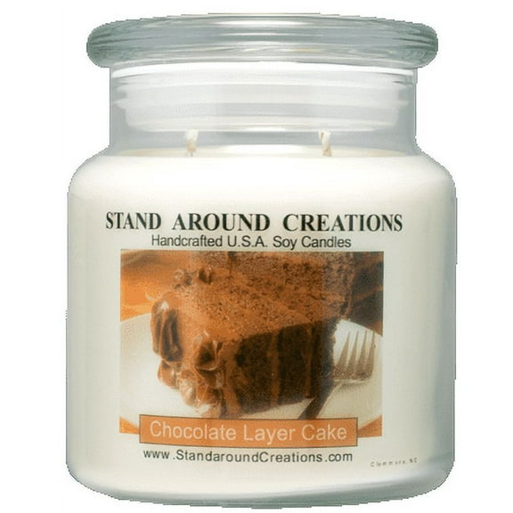 CHOCOLATE LAYER CAKE APOTHECARY 16-OZ. ALL NATURAL SOY CANDLE