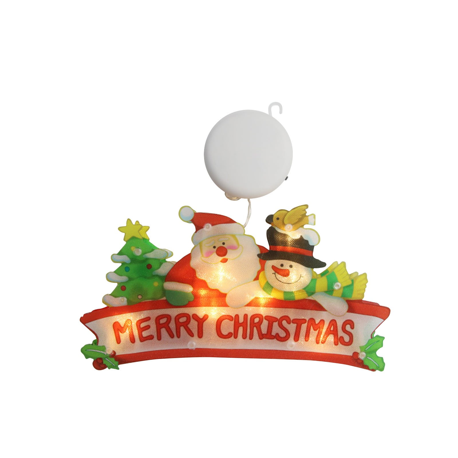 Yohome LED Christmas Sucker Lights Snowman Christmas Tree Decoration