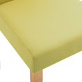 thumbnail image 5 of vidaXL Dining Chairs 4 pcs Green Fabric, 5 of 5