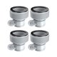 thumbnail image 1 of Adaptador de manguera de piscina de 4 piezas de 1,25 pulgadas a 1,5 pulgadas, adaptador de manguera tipo B, convertidor de accesorios de abrazadera para Po como se muestra, 1 of 5