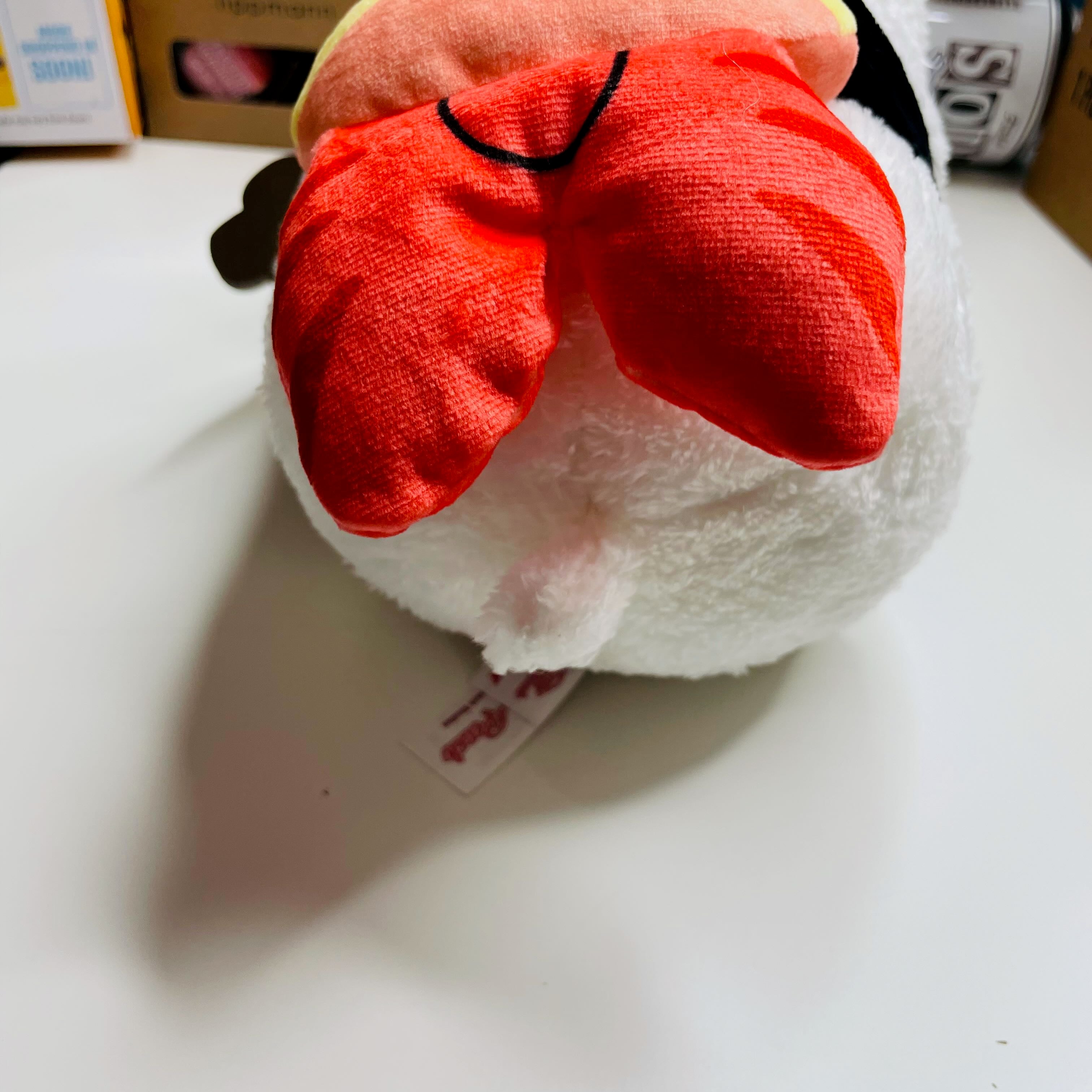 Tasty Peach Shrimp Nigiri Meowchi Plush 