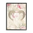 thumbnail image 2 of Stupell Industries Goat Skull Floral Rose Blooms Animals & Insects Painting Gray Framed Art Print Wall Art, 2 of 5