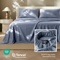 thumbnail image 3 of Bare Home TENCEL™ Sheet Set - Lyocell derived from Eucalyptus - Twin, Indigo, 3 of 9