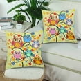thumbnail image 2 of MKHERT Owls Throw Pillowcase Pillow Cover Cushion Couver 18x18 inch, Set of 2, 2 of 2