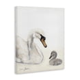 thumbnail image 2 of Stupell Industries Transitional Mother Swan & Cygnet Canvas Art, 30 x 40, by Sara Baker, 2 of 8