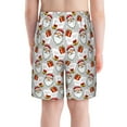 thumbnail image 3 of Cauagu Christmas Santa Claus Print Swim Trunks for Men,Youth Boys Swim Shorts Compression Liner Beach Shorts Boys' Swimming Shorts 7-20 Years Bathing Suit-Large, 3 of 7