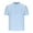 Light Blue, variant on Men's Casual Henley Tee Shirt Band Collar Short Sleeve Lightweight Button T-Shirts Comfy Solid Pullover