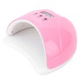 thumbnail image 3 of Secador de uñas profesional rápido Lámpara LED Fototerapia de uñas Curado de esmalte en gel 48W 100‑240V Rosa Enchufe UE, 3 of 10