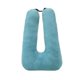 thumbnail image 3 of Almohada de viaje para asiento de coche,Almohada de viaje para asiento trasero de coche para adultos y niños,Cojín de almohada de viaje para el asiento trasero para viajes Verde oscuro, 3 of 8