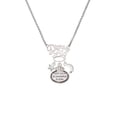 thumbnail image 2 of Delight Jewelry Keep Calm Grandma is Here Silvertone Dream Big Pendant Necklace, 25", 2 of 4
