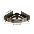 thumbnail image 3 of JASKFLY Alloy Storage Rack Corner Bathroom Storage Shelf Organizer Rack, 3 of 7