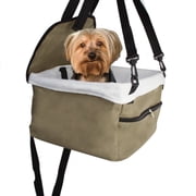 Imperial Home Small Booster Car Seat for Pets - Beige