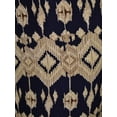 thumbnail image 4 of Love & Love Chic Horizontal Royal Abstract Print Drawstring Trouser Pants, 4 of 4