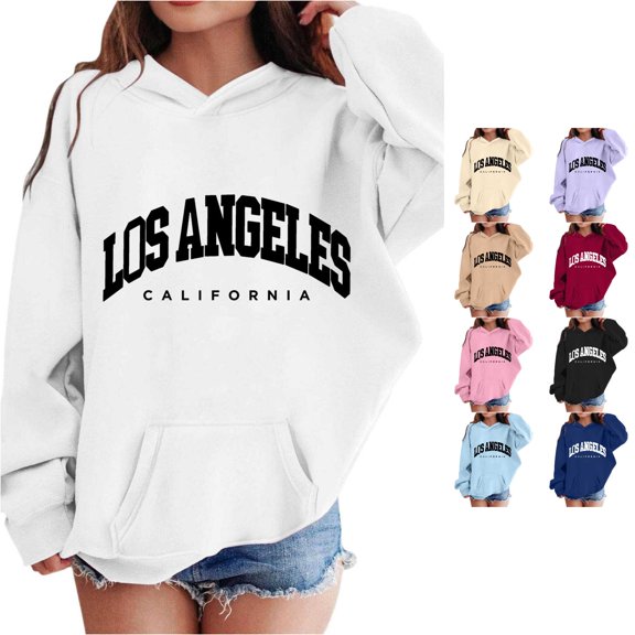 Tanghaowl Kids Hoodies Girls Hoodies Sweatshirts for Girls Cute Long Sleeve Pullover Sweatshirt for Kids Casual Comfortable Wear for Daily White 2-3 Years