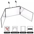 thumbnail image 7 of ikaufen Mirror for Self Hair Cutting 360° Adjustable & Foldable Mirror,Portable Trifold Barber Mirrors and 5X Magnification for Hair Styling and Makeup, 7 of 7