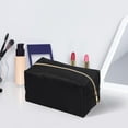 thumbnail image 5 of Travel Makeup Bag Lightweight Multifunctional Waterproof Portable Cosmetic Pouch Black, 5 of 7