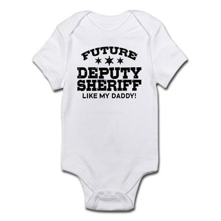 

CafePress - Future Deputy Sheriff Like My Dadd Infant Bodysuit - Baby Light Bodysuit